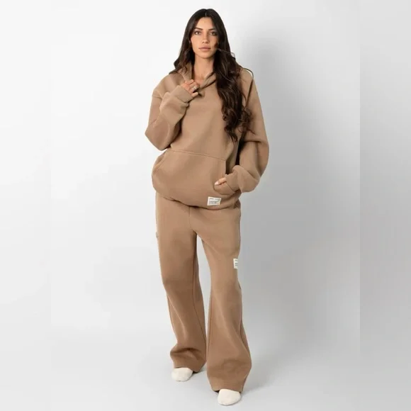 Comfrt Hoodie and Sweatpants Set in Teddy - Picture 1 of 6